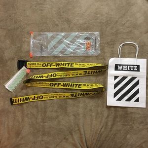 BRAND NWT AUTHENTIC OFF WHITE INDUSTRIAL BELT